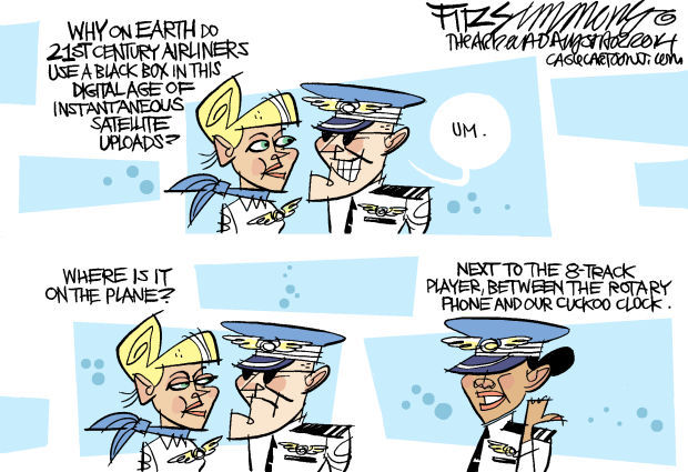 Daily Fitz Cartoon: Black box
